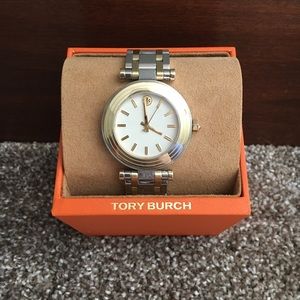 Tory Burch Stainless Steel Bracelet Watch 36mm NIB
